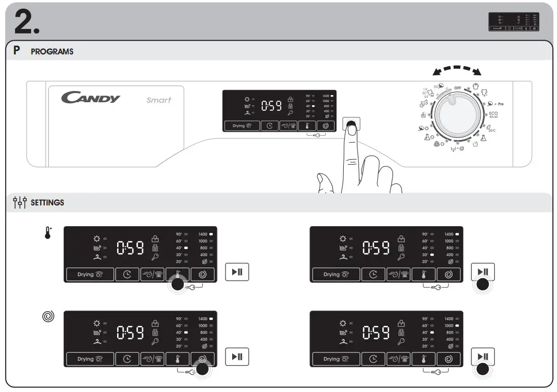 CANDY SMART WASHING+DRYING- 2
