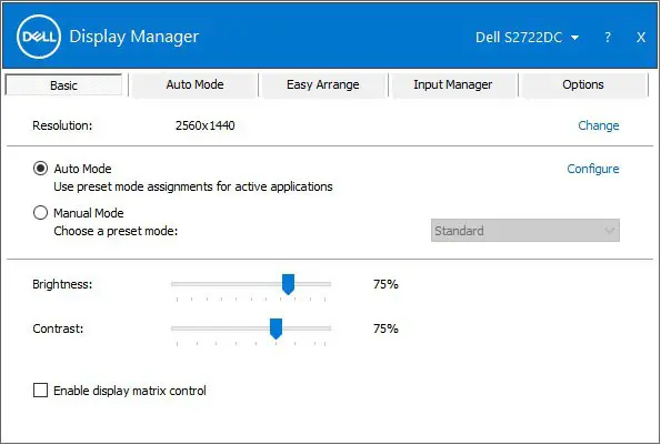 Dell 27 Monitor - S2722DC-Basic