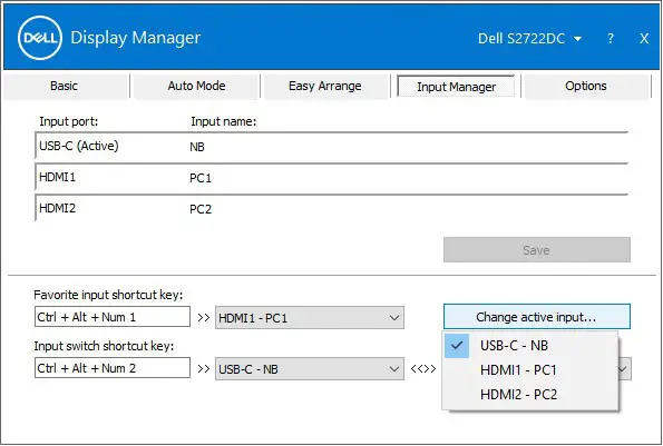 Dell 27 Monitor - S2722DC- source