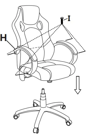ERGOLUX ELBCRMSGBCA Trooper Gaming Massage -- Step 4
