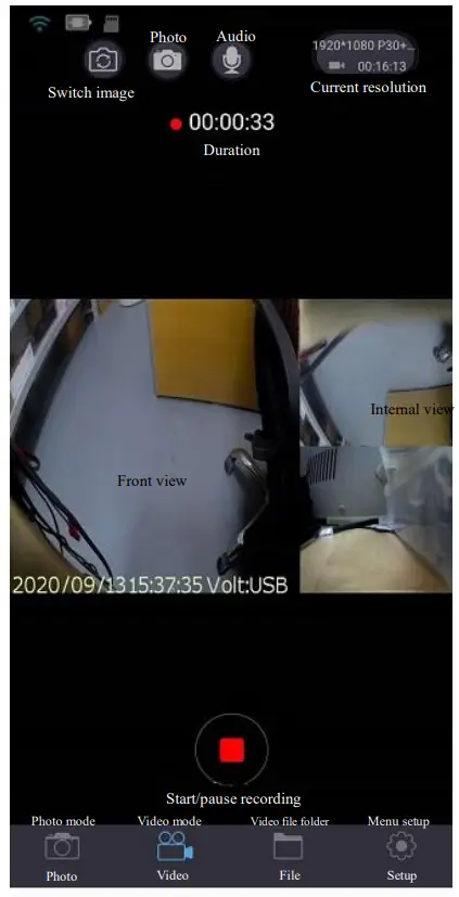 ReXiNG Das Cam S1 Pro - Operation15