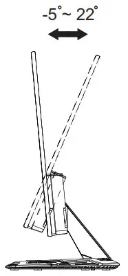 ASUS VG2791R Series Gaming LCD Monitor - Adjusting the monitor