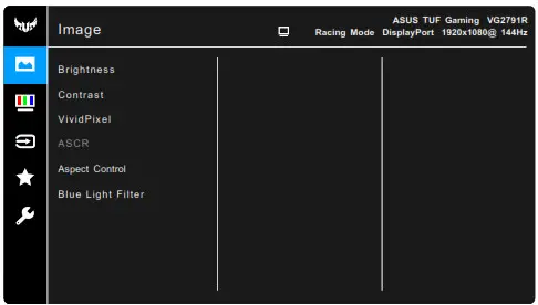 ASUS VG2791R Series Gaming LCD Monitor - Image