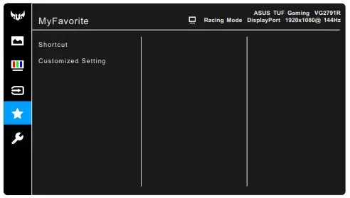 ASUS VG2791R Series Gaming LCD Monitor -MyFavorite
