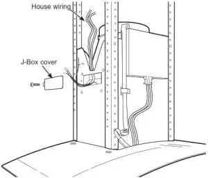 MONOGRAM 36 Island Chimney Vent Hood- CONNECT ELECTRICAL 2