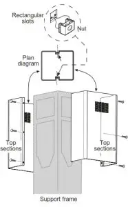 MONOGRAM 36 Island Chimney Vent Hood- DUCT COVERS