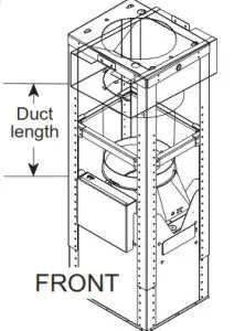 MONOGRAM 36 Island Chimney Vent Hood- FRONT