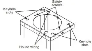 MONOGRAM 36 Island Chimney Vent Hood- INSTALL UPPER 2