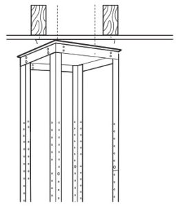 MONOGRAM 36 Island Chimney Vent Hood- INSTALL UPPER