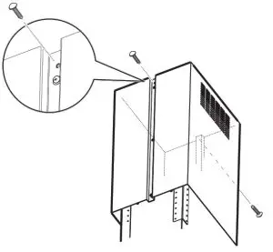 MONOGRAM 36 Island Chimney Vent Hood- INSTALL UPPER DUCT COVER