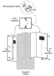 MONOGRAM 36 Island Chimney Vent Hood- PREPARE THE DUCT COVERS