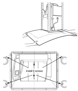 MONOGRAM 36 Island Chimney Vent Hood-SUPPORT