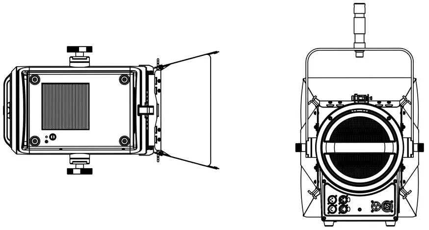 ELATION KL FRESNEL 8 FC - DIMENSIONS3