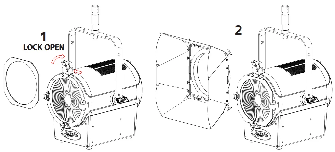 ELATION KL FRESNEL 8 FC - INSTALLATION1