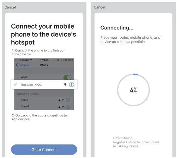 DS03 Smart Ceiling Fan Control and 2 PACK Dimmer Light Switch - Go back to the APP and continue to add the device