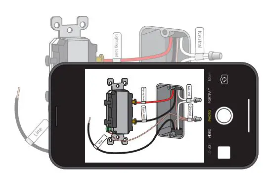 DS03 Smart Ceiling Fan Control and 2 PACK Dimmer Light Switch - Take Pictures of the Wiring
