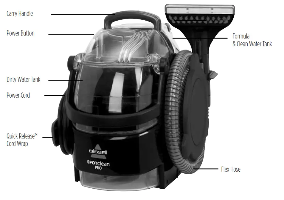 Bissell 3624 Series Spotclean Professional - Product View