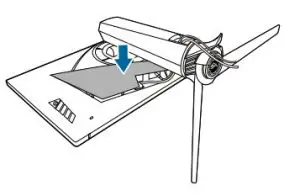 Assembling Asus XG25BQ Republic of Gamers ROG Strix Gaming Monitor
