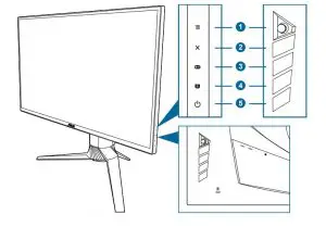 diagramAsus XG25BQ Republic of Gamers ROG Strix Gaming Monitor