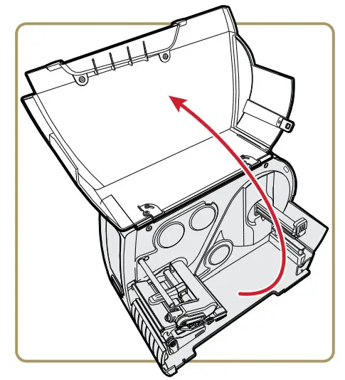 Intermec PM23c Barcode Label Printer-Open