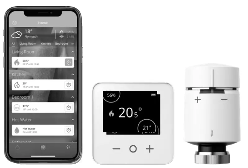 Wiser WT714R9K0902 Drayton Thermostat Kit -