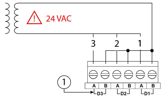 LG PBASE10 Multisite E10 Controller- Output Wiring
