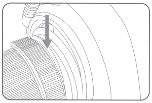 Installing the ring flash