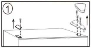CHiQ CTM255NW Top Mount Refrigerator - Door Reversal Instructions 1