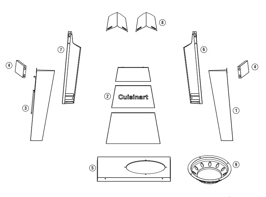 Cuisinart Deluxe Two Burner Gas Grill - PARTS LIST 2