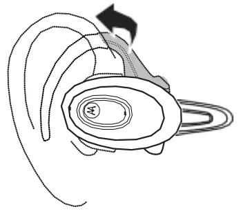 motorola H725 S Bluetooth Mono Headset with Alexa - fig
