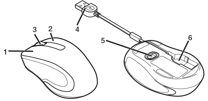ELECOM M-MK1UBS Wired Mouse fig 1