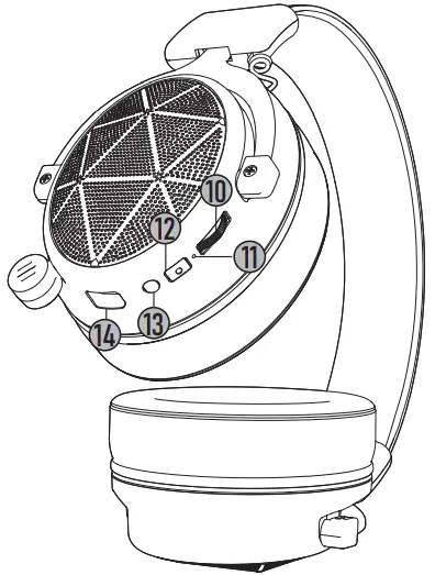 EKSA E910 Gaming Headphones - Button