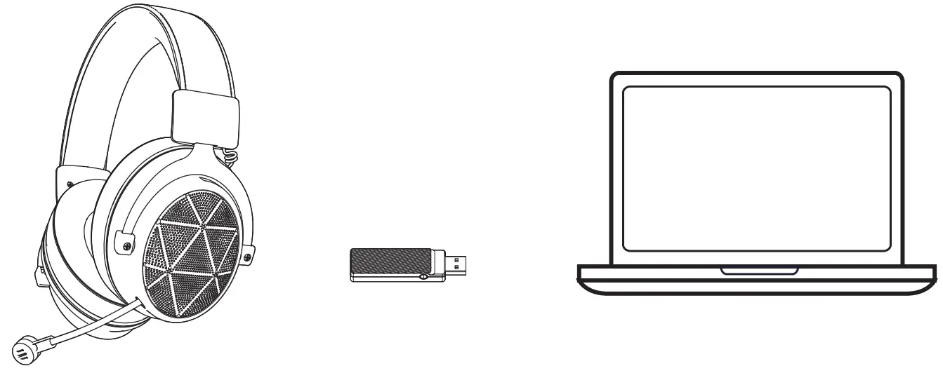 EKSA E910 Gaming Headphones - Default