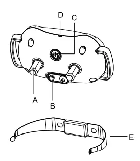 PATPET P Collar 682 Dog Training Collar - receiver collar