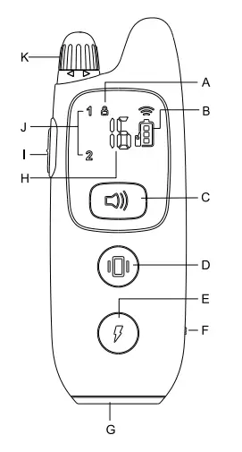 PATPET P Collar 682 Dog Training Collar - remode