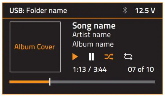 HERTZ HMR20 Digital Media Receiver - Connecting a USB device