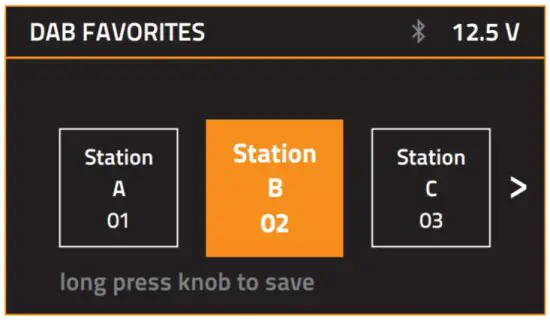 HERTZ HMR20 Digital Media Receiver - Favorites list