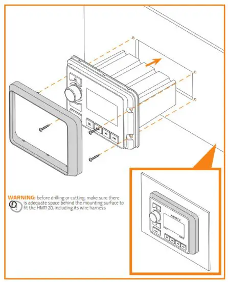 HERTZ HMR20 Digital Media Receiver - MOUNTING