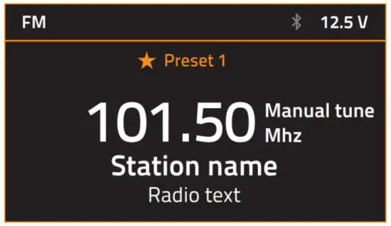 HERTZ HMR20 Digital Media Receiver - TUNER OPERATION