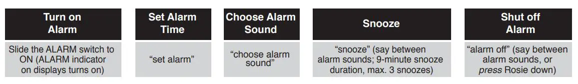 smpl Rosie2 Voice Reminder Alarm Clock - Alarm Clock