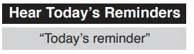 smpl Rosie2 Voice Reminder Alarm Clock - Today’s Reminders
