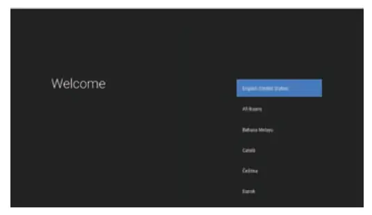 Complete the on-screen setup