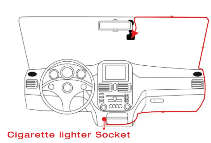 TOGUARD C200 4K UHD Dash Camera FIG 2