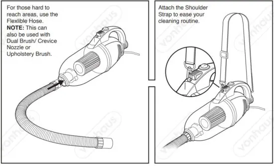 VonHaus 3007796 Upright Stick and Handheld 2 In 1 Vacuum - figure 3