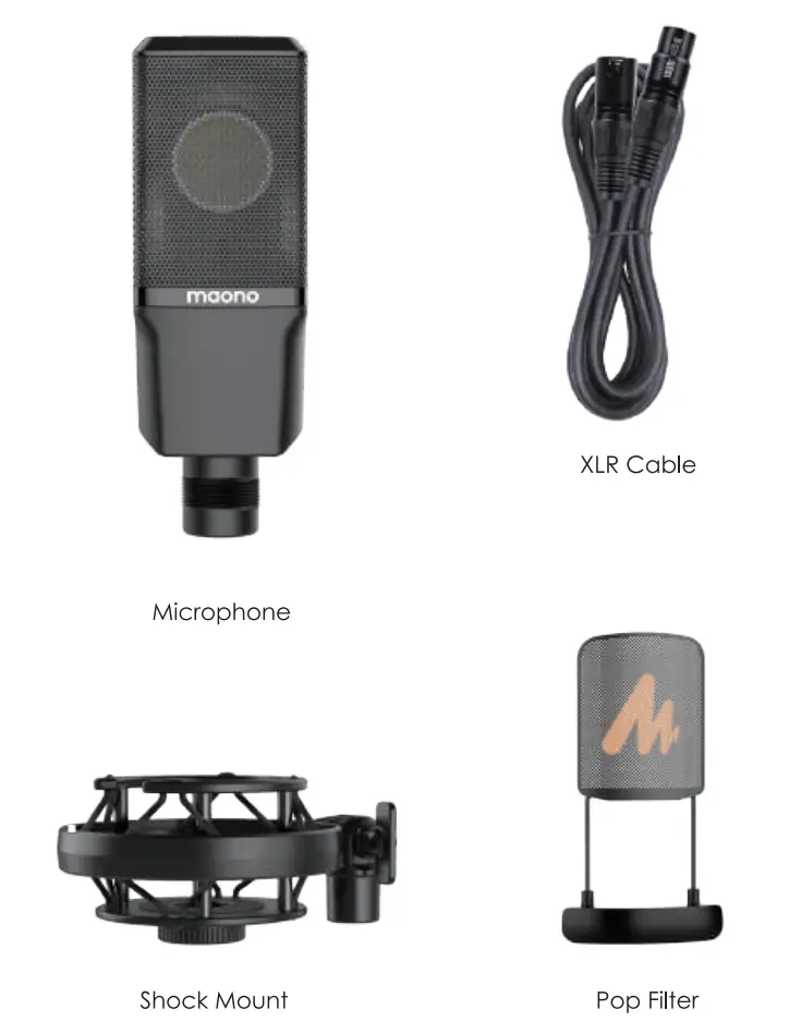 maono AU-PM500 Professional Large Diaphragm Microphone User Manual - Introduction
