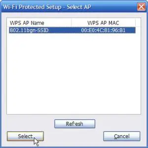 FIG 37 Select one WPS AP