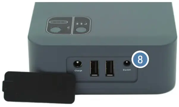 KODIAK B07JQ979XC Battery Powered Heating Blanket - battery pack 2