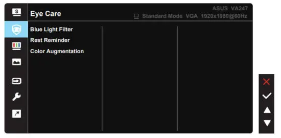 ASUS VA247HE LED Eye Care Monitor - EyeCare