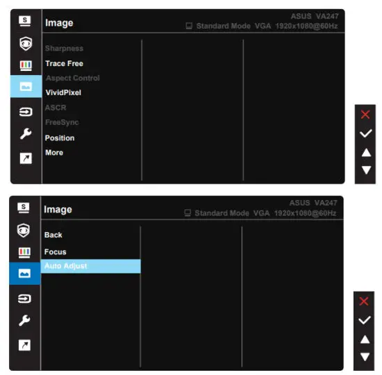 ASUS VA247HE LED Eye Care Monitor - Image
