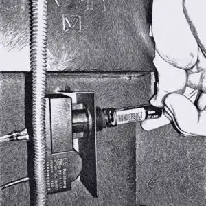 FIG 1 Install one AA battery.